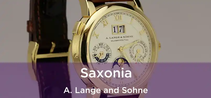  Saxonia A. Lange and Sohne
